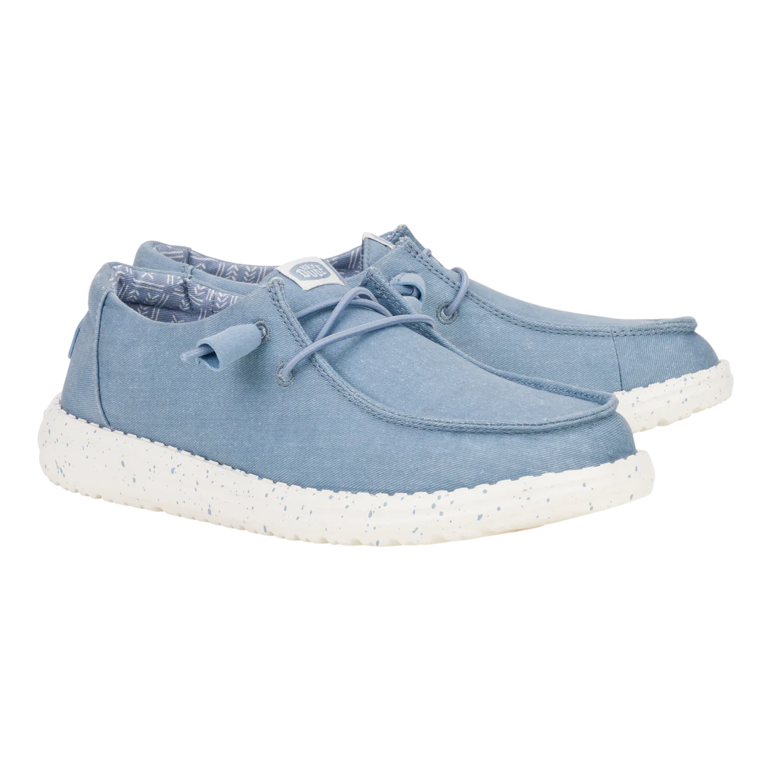 Hey Dude Womens Wendy Stretch Canvas Light Blue