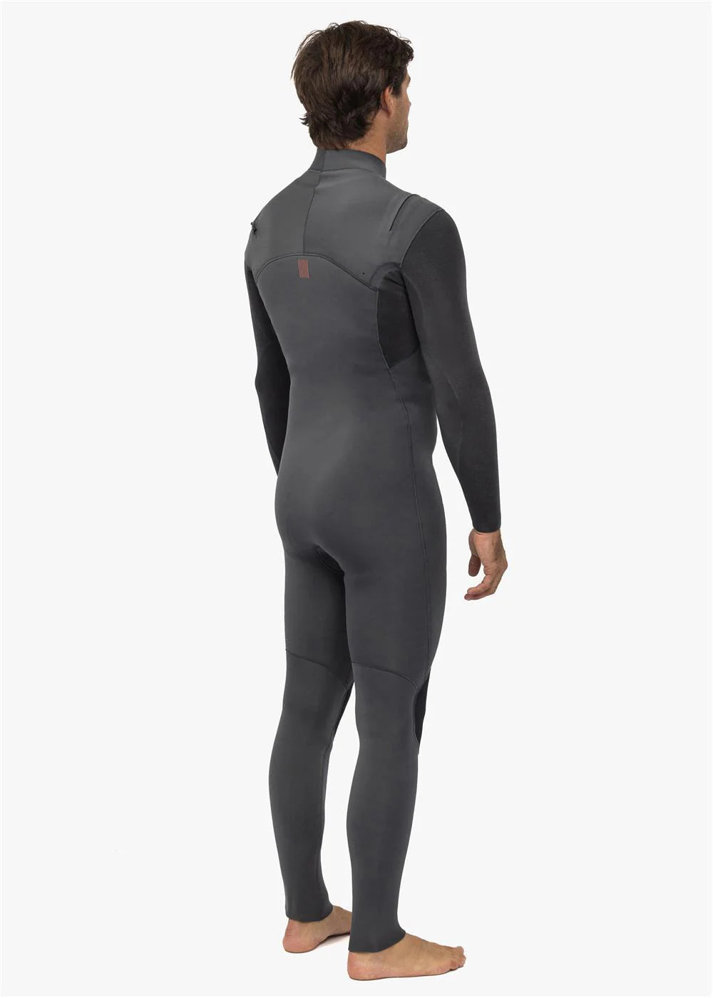 Vissla Mens New Seas 3-2 U-Zip Wetsuit Graphite