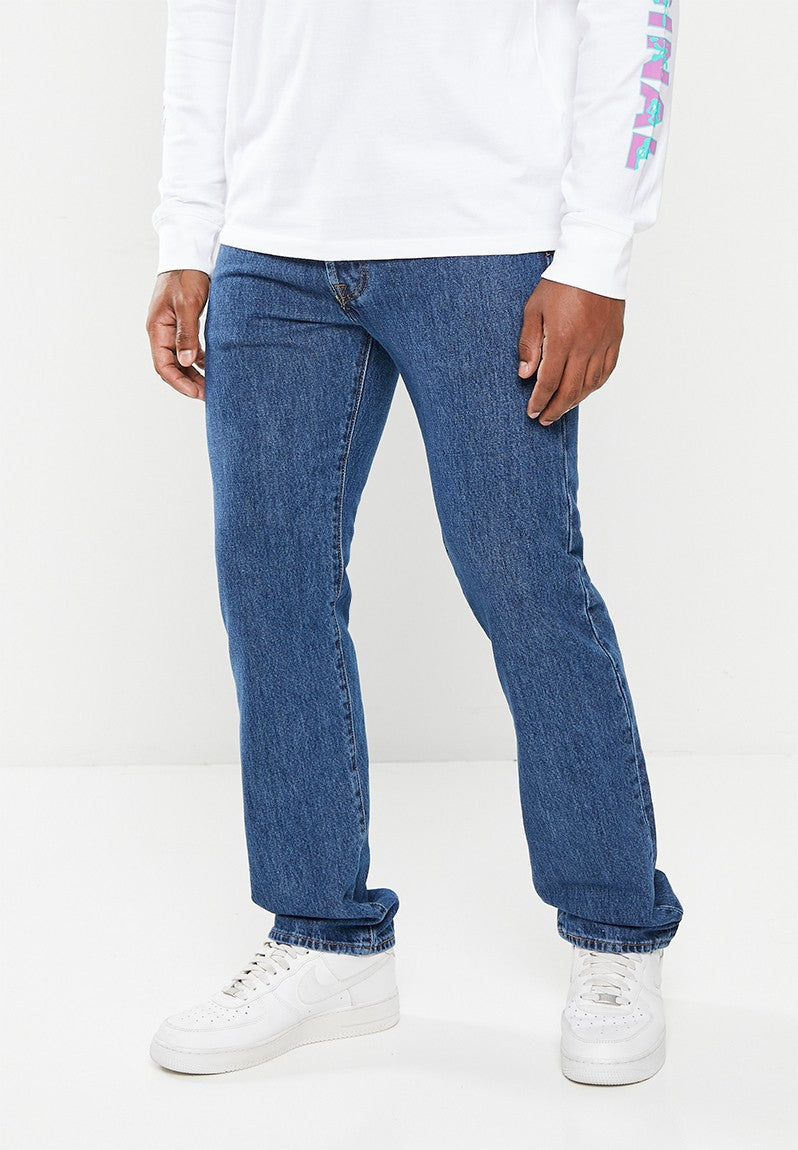 Levis Unisex 501 Original Denim Medium Stone Wash