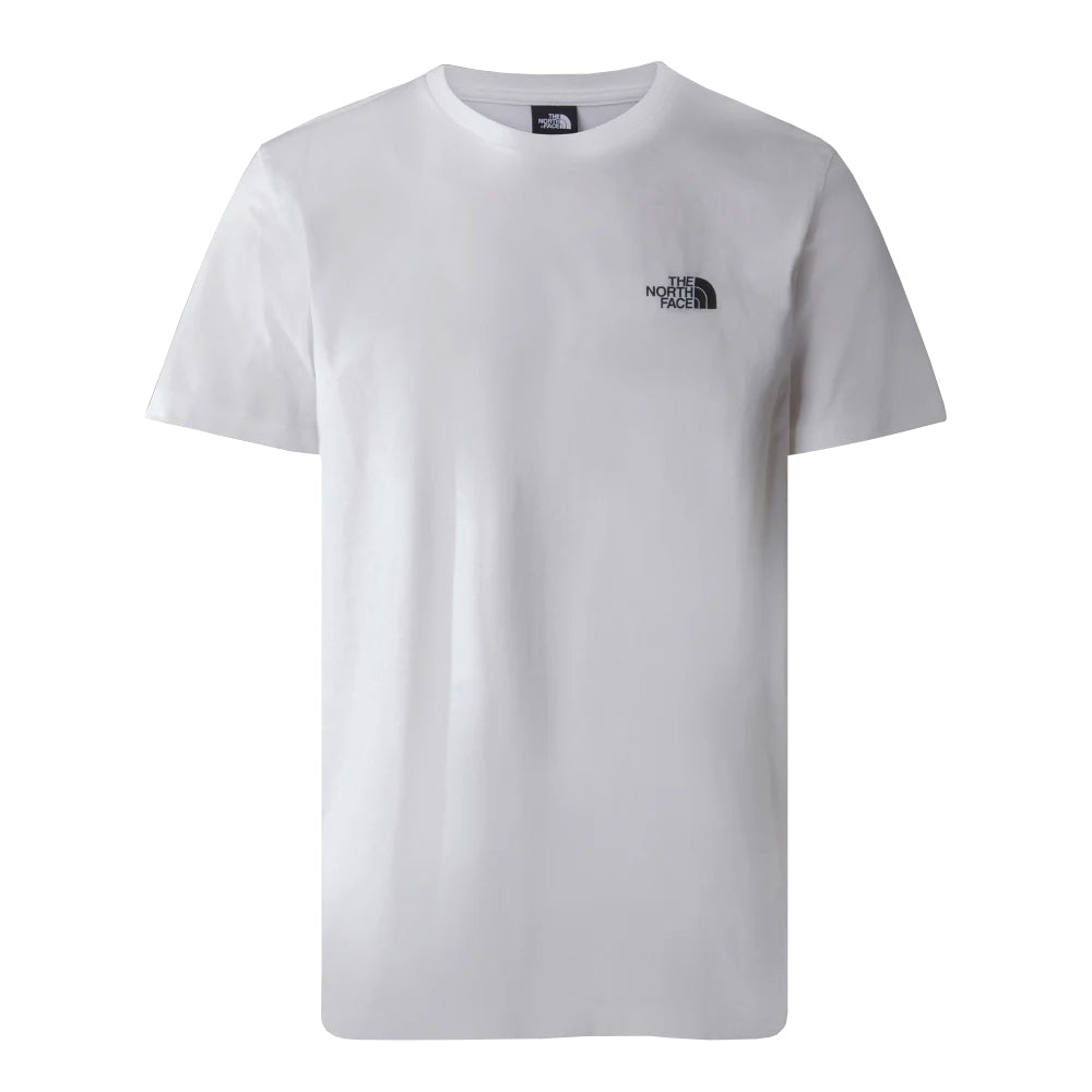 North Face Mens Simple Dome Ss Tee White