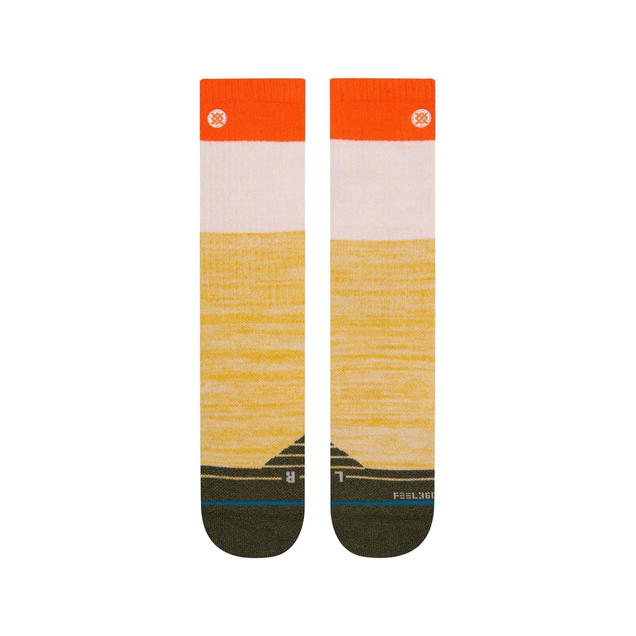 Stance Unisex Attribute Hike Socks Off White