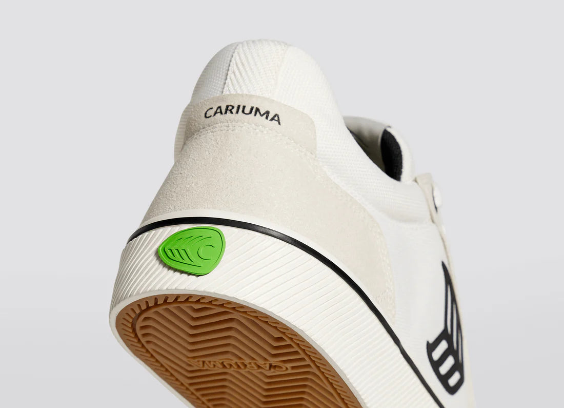 Cariuma Mens Vallely PRO Vintage White Suede White